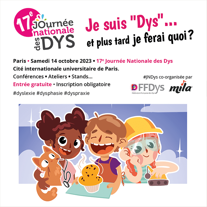 Je suis "Dys". Poster from APEDA Dys France